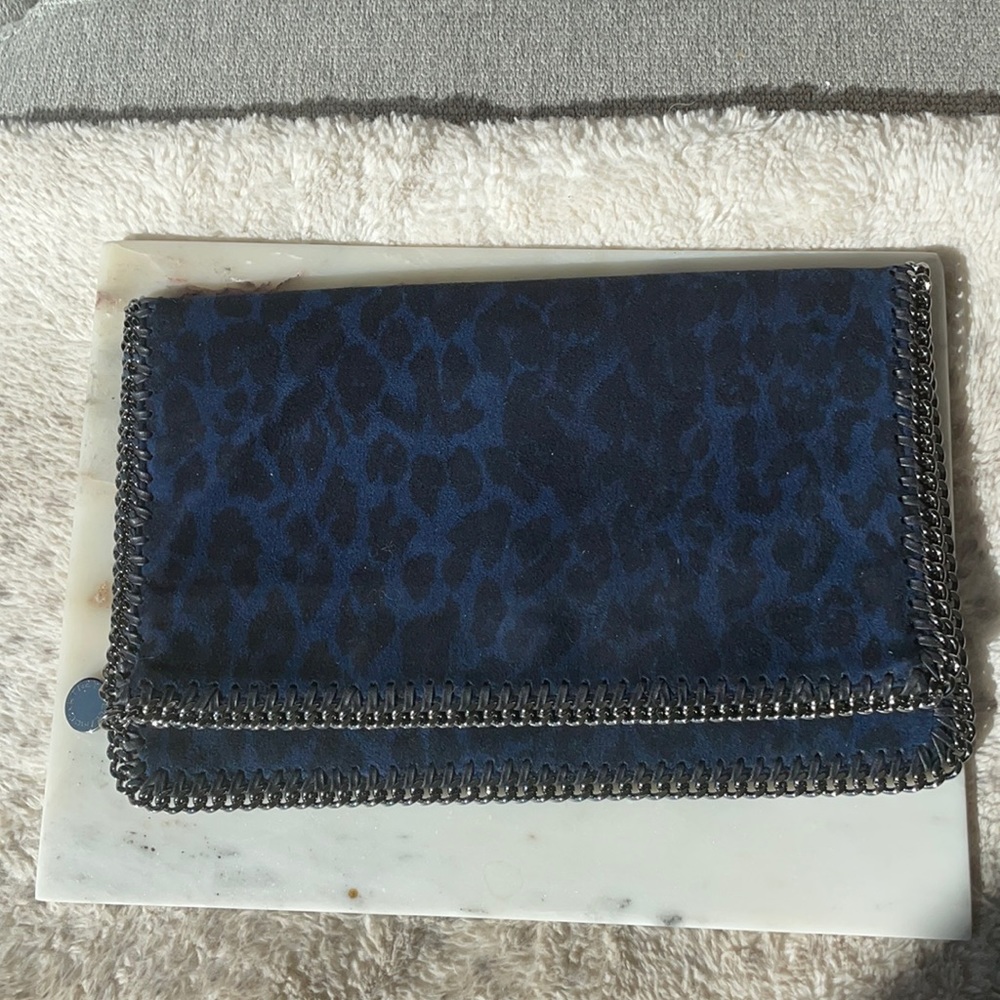 Stella McCarthy Falabella blue animal print Clutch - Picture 3 of 11